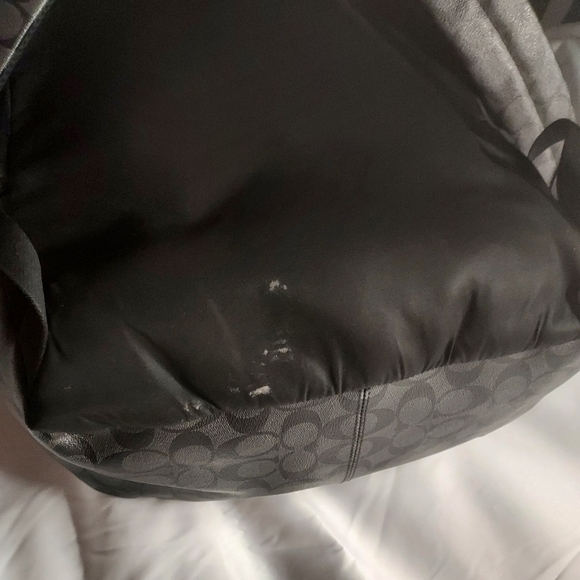 Coach men’s backpack black and gray - Picture 14 of 15